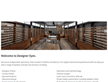 Tablet Screenshot of designereyes.com.au